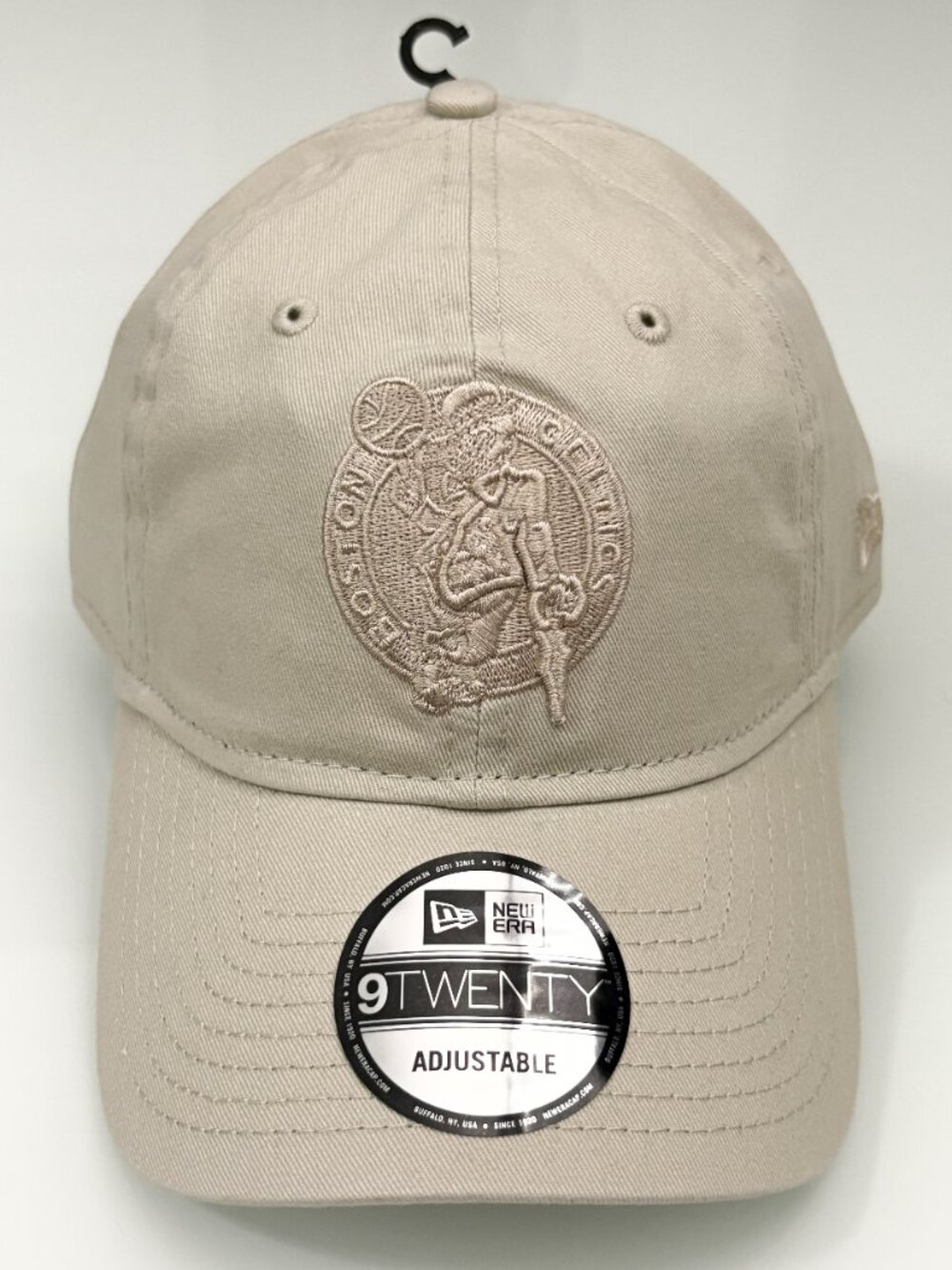 New Era Boston Celtics 9TWENTY Color Pack Stone Strapback Adjustable Hat Cap NWT